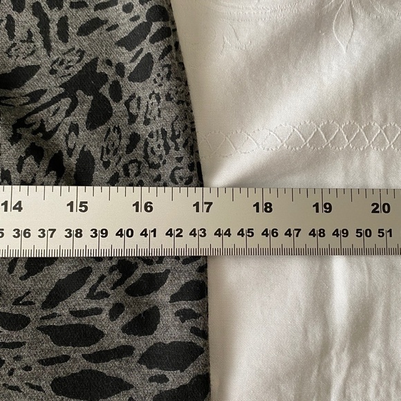 Jessica Women's Gray/Black Patterned Pull On Midi Skirt Size 2 - Picture 8 of 11